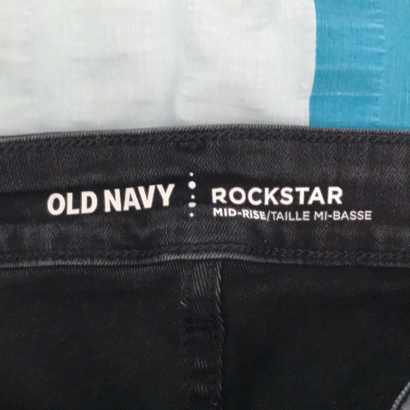 🌹Rose embroidered black Jeans - Picture 5 of 6